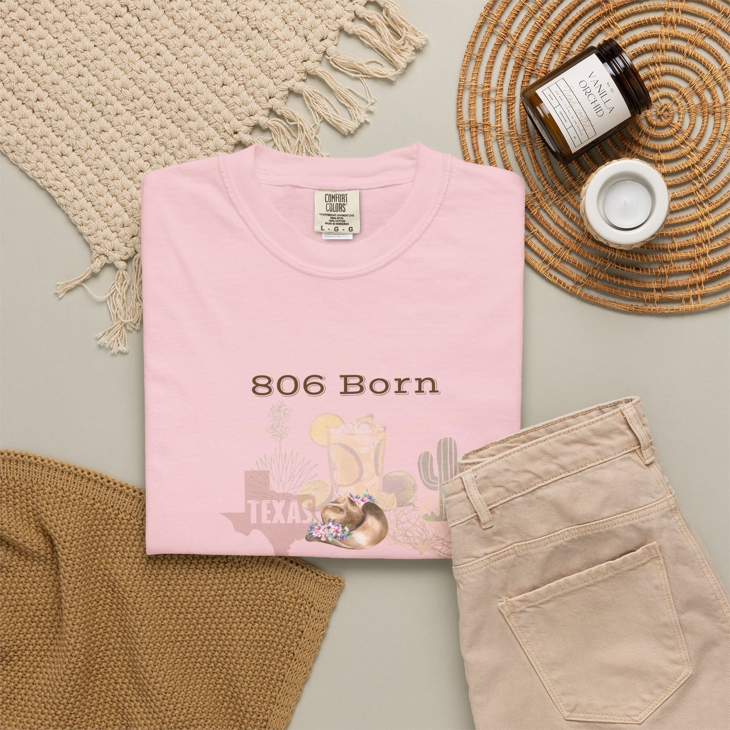 806 Born Texas Ranch Water Fed T-Shirt
