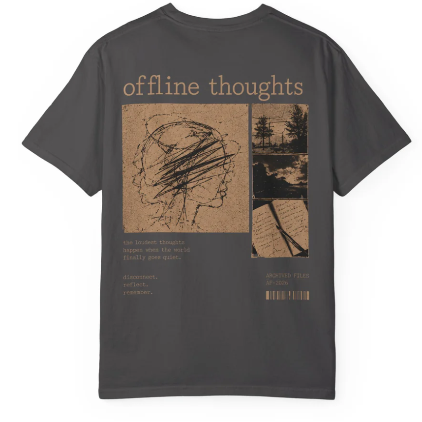 Offline Thoughts Graphic T-Shirt
