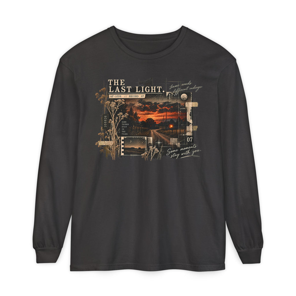 THE LAST LIGHT. // Archived Files Long Sleeve Tee