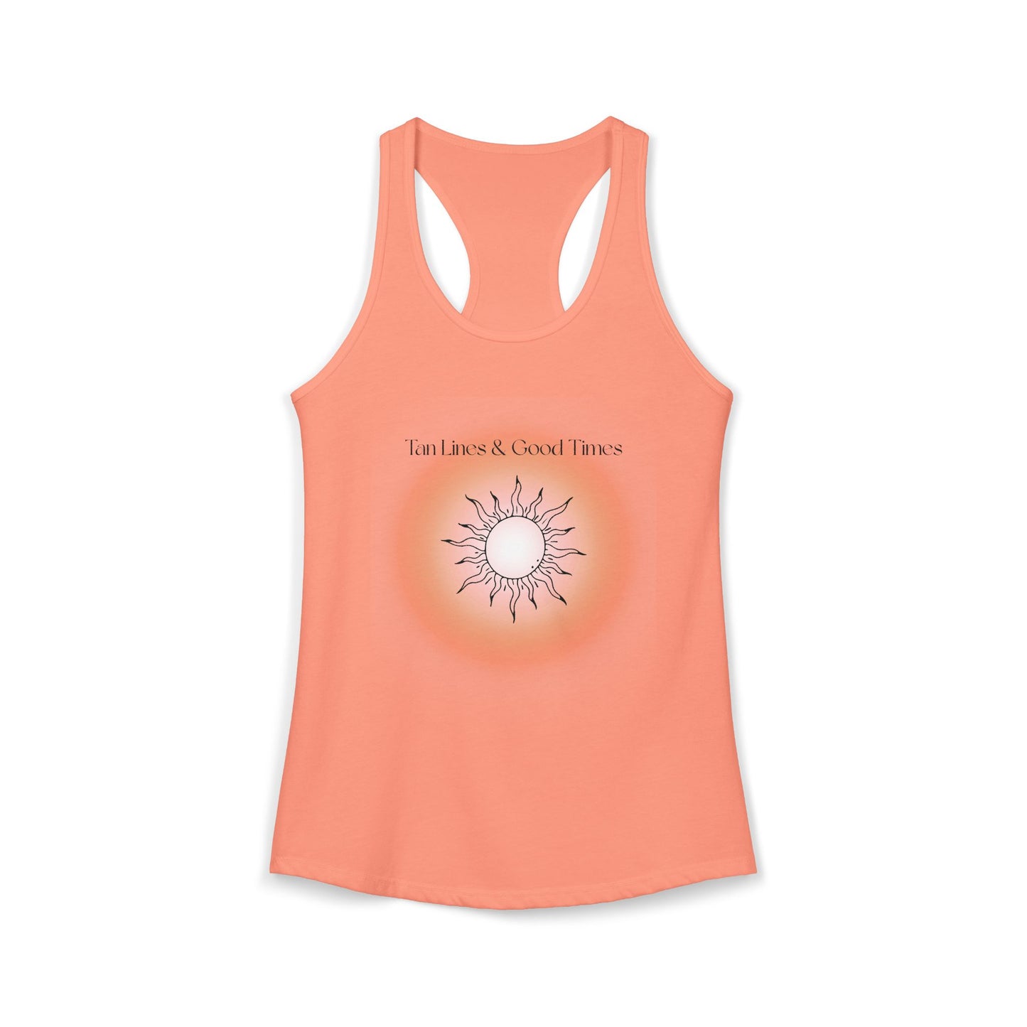 Tan Lines & Good Times Racerback Tank