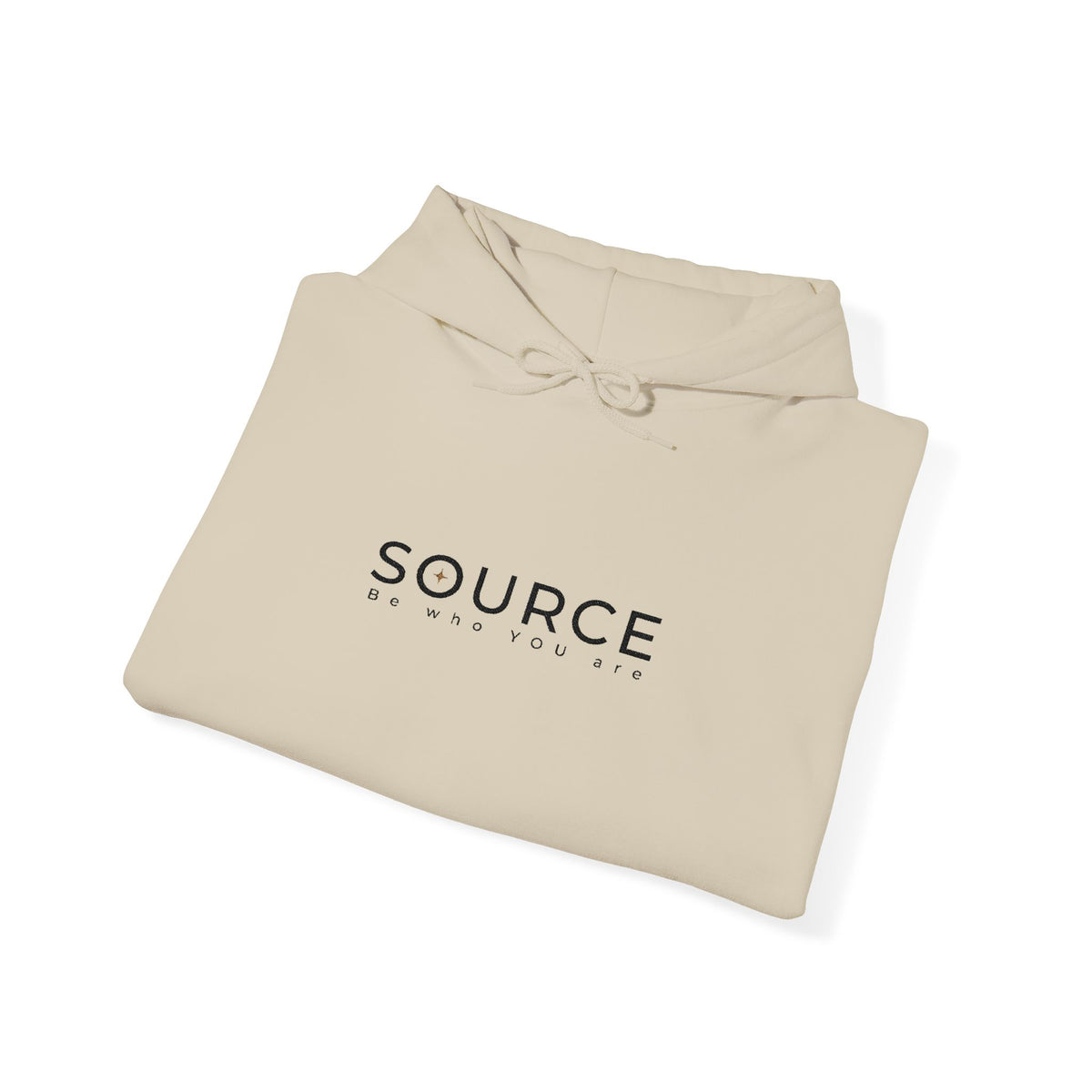 SOURCE. Hoodie — Be Who You Are | Ivory