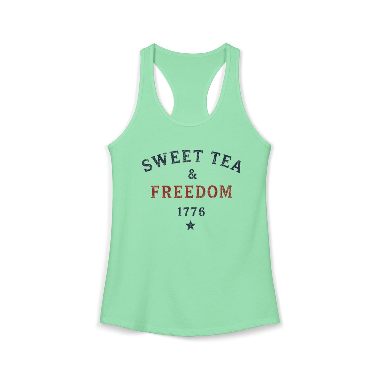 Sweet Tea & Freedom 1776 Racerback Tank