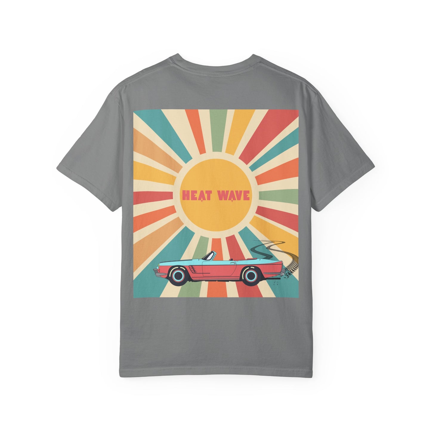 Heat Wave Retro Sun Tee — Vintage Convertible Graphic T-Shirt