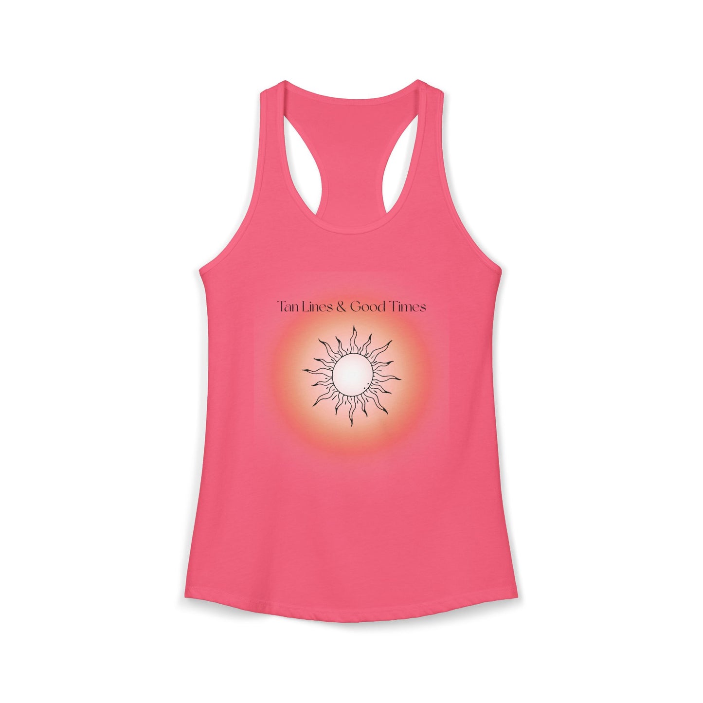 Tan Lines & Good Times Racerback Tank