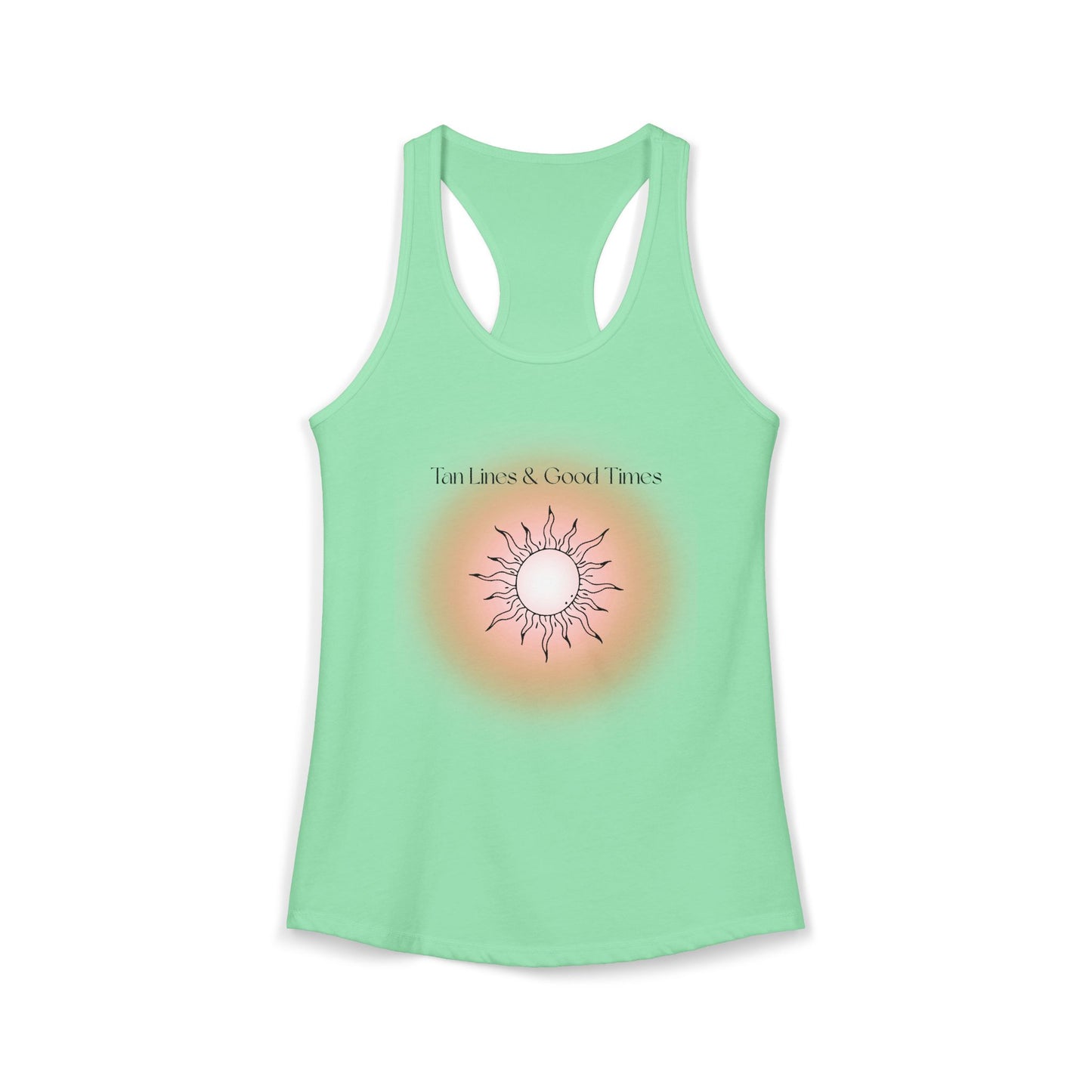 Tan Lines & Good Times Racerback Tank