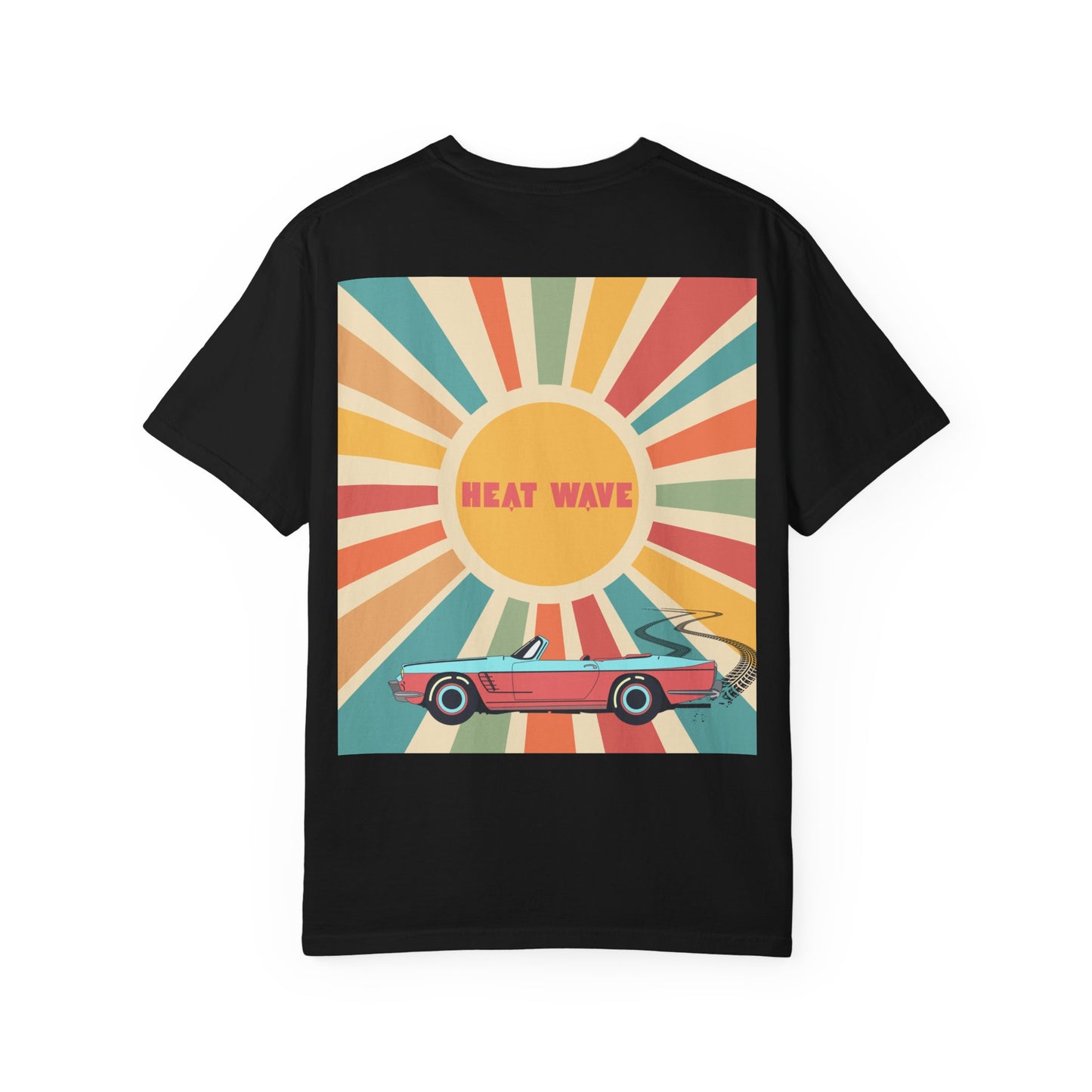 Heat Wave Retro Sun Tee — Vintage Convertible Graphic T-Shirt