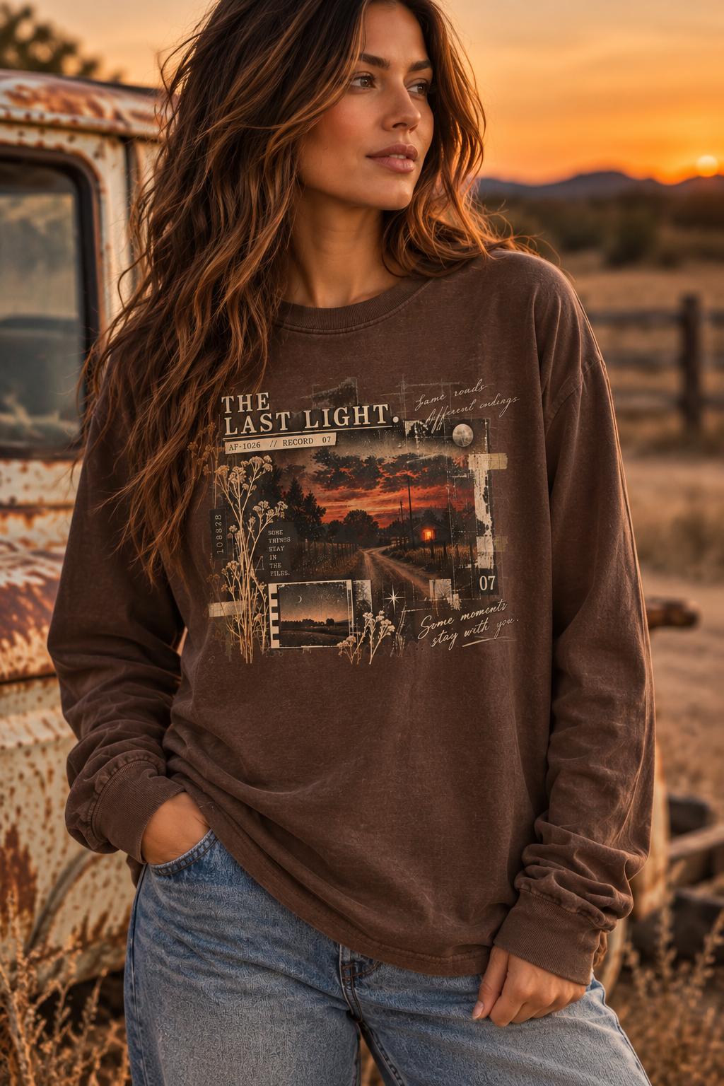 THE LAST LIGHT. // Archived Files Long Sleeve Tee