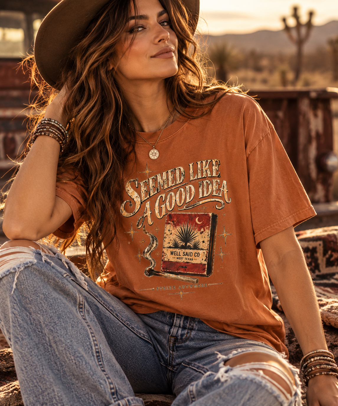Seemed Like a Good Idea Tee — Vintage Matchbook Graphic Shirt