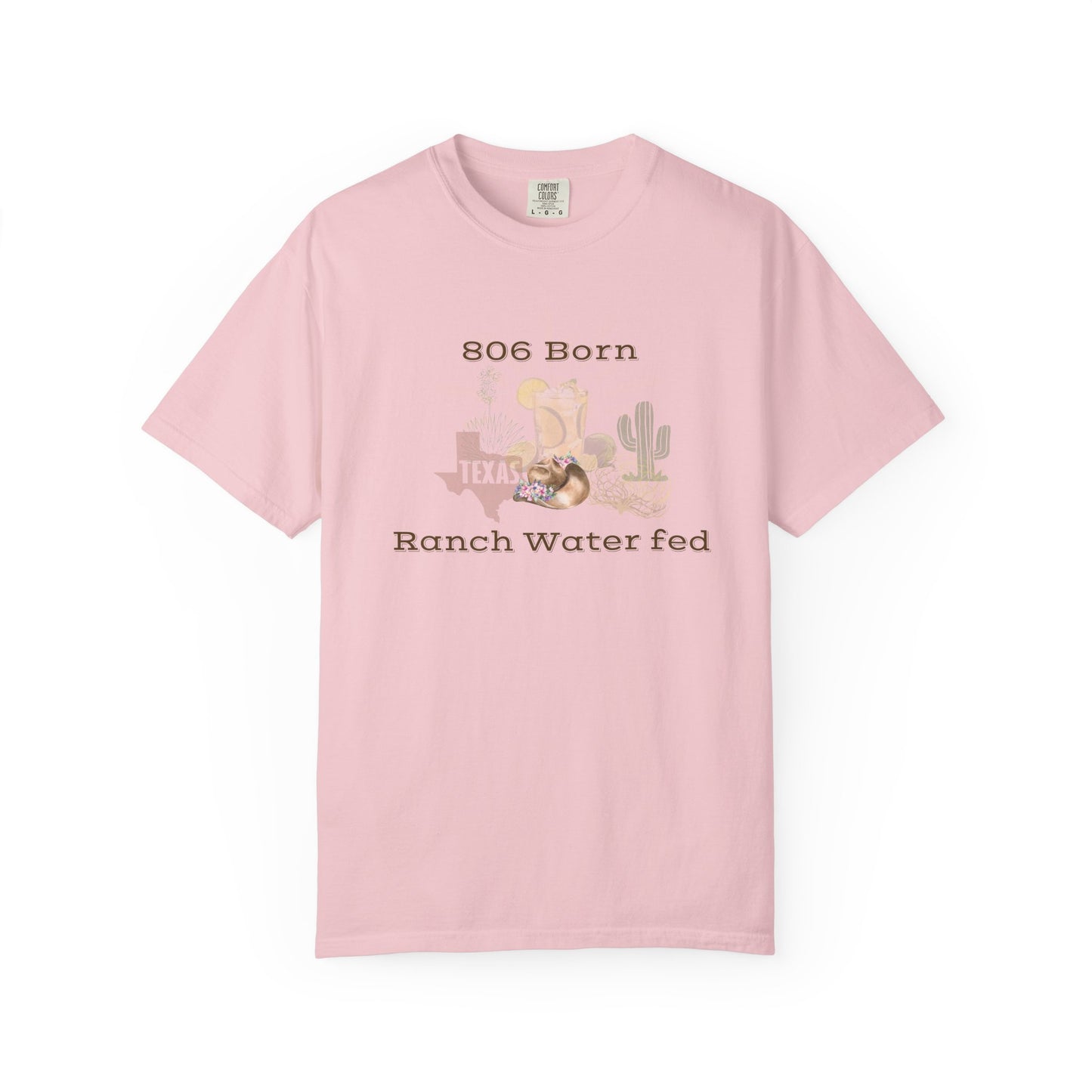 806 Born Texas Ranch Water Fed T-Shirt