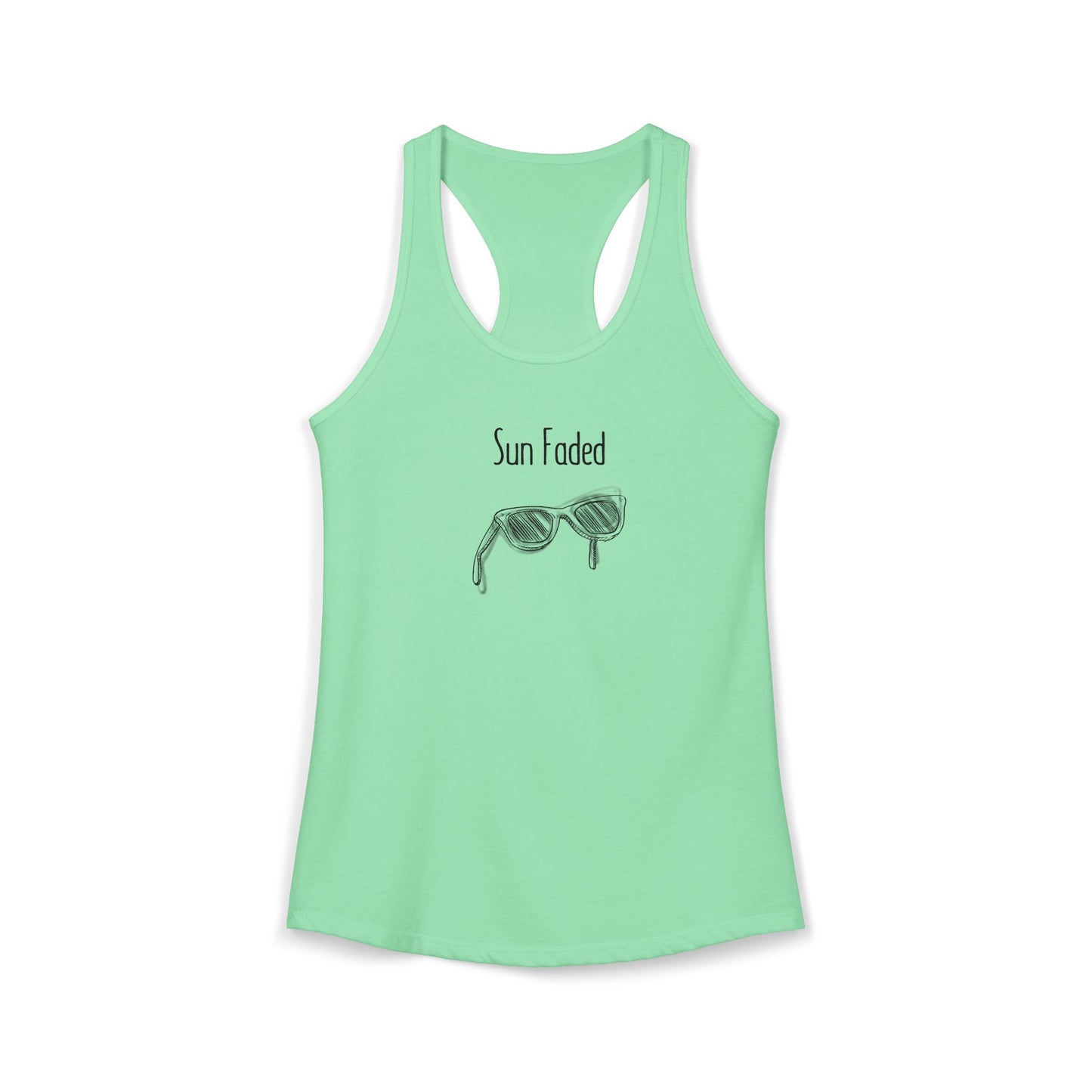 "Sun Faded" Racerback Tank