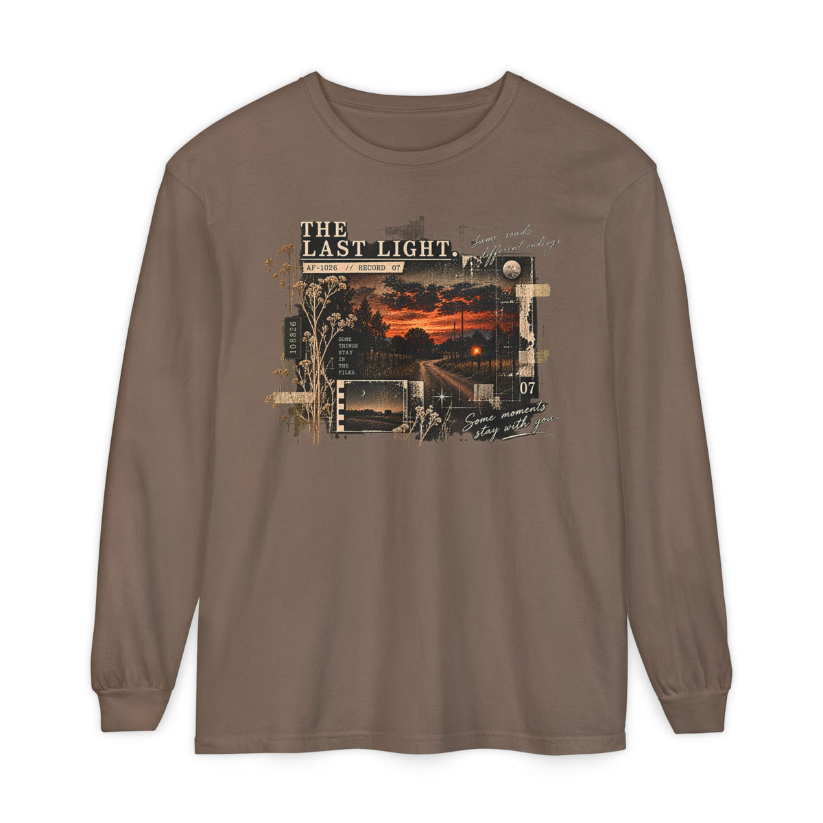 THE LAST LIGHT. // Archived Files Long Sleeve Tee