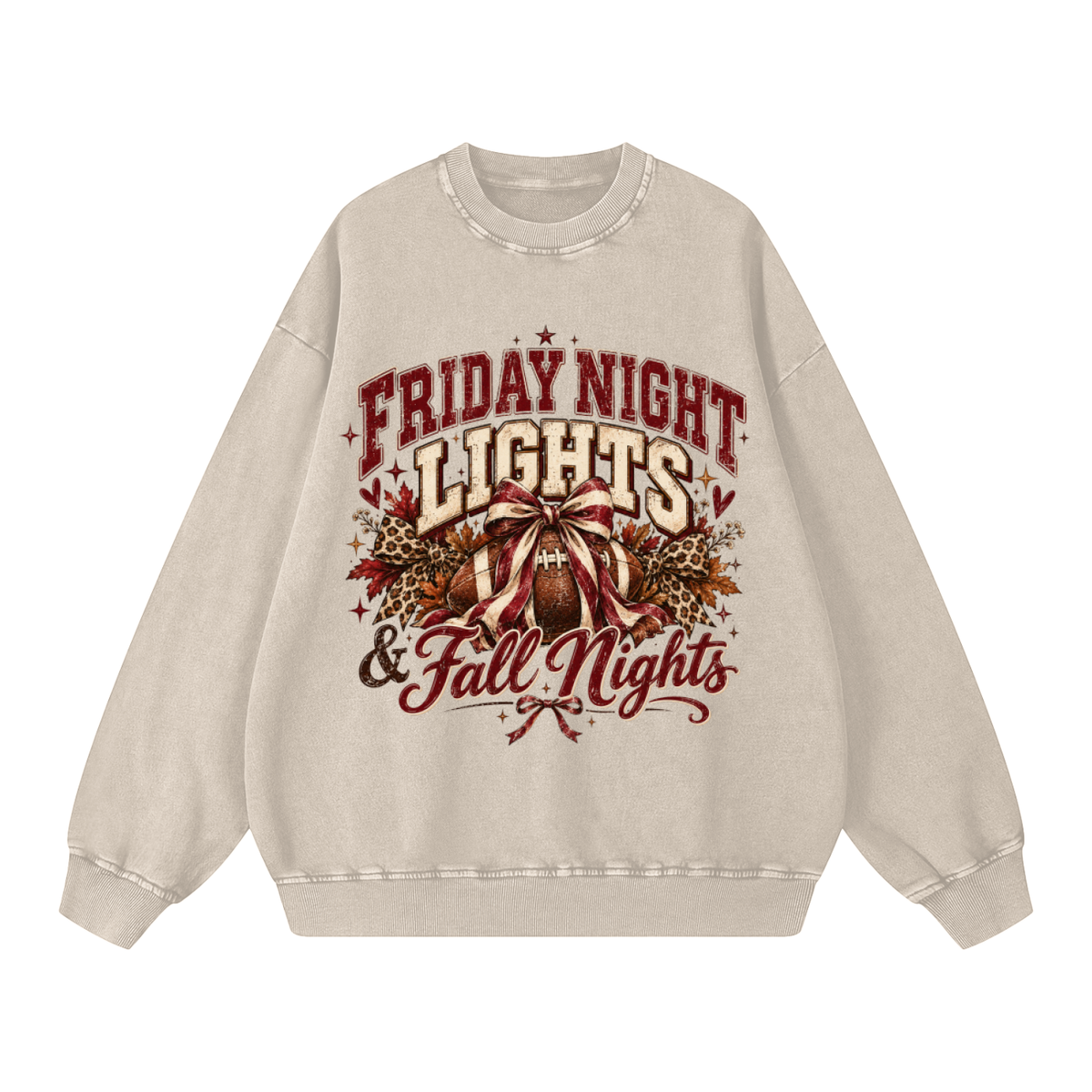 Friday Night Lights & Fall Nights Oversized Sweatshirt