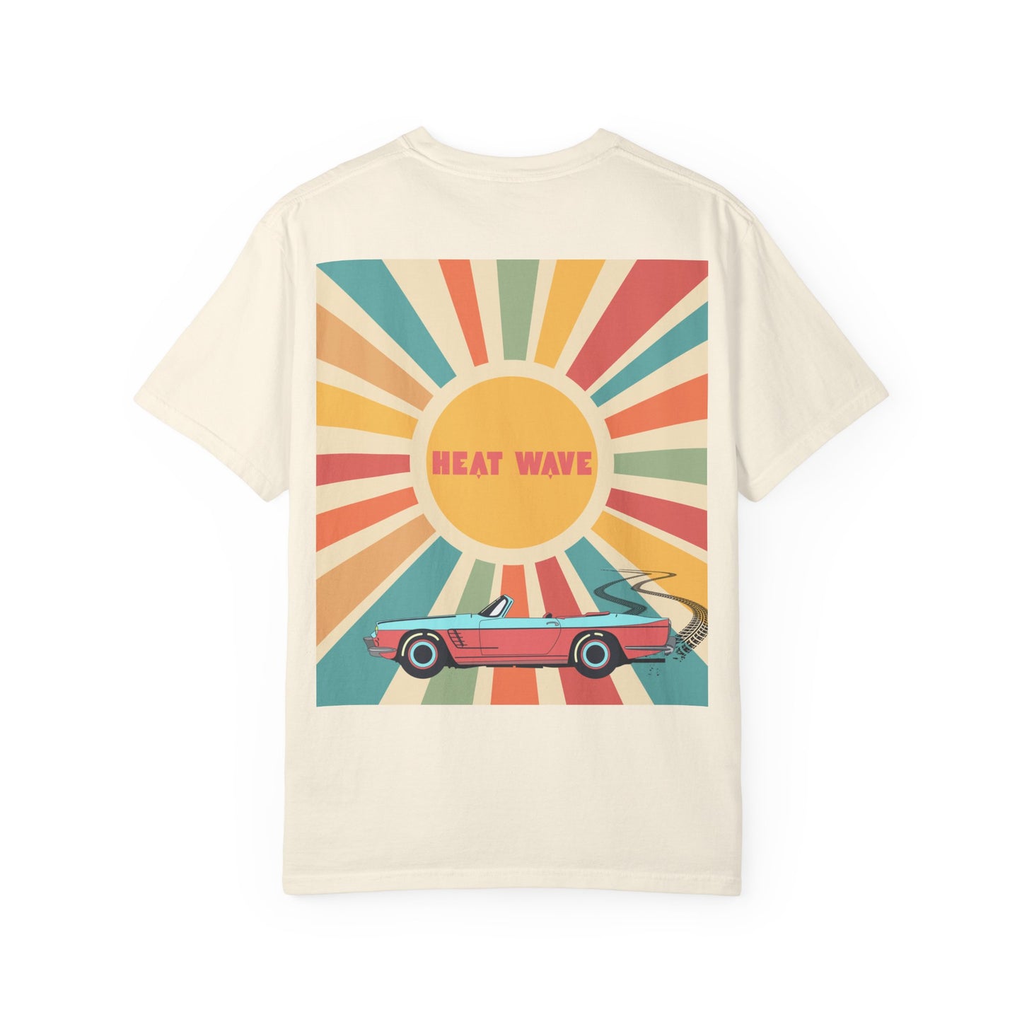 Heat Wave Retro Sun Tee — Vintage Convertible Graphic T-Shirt