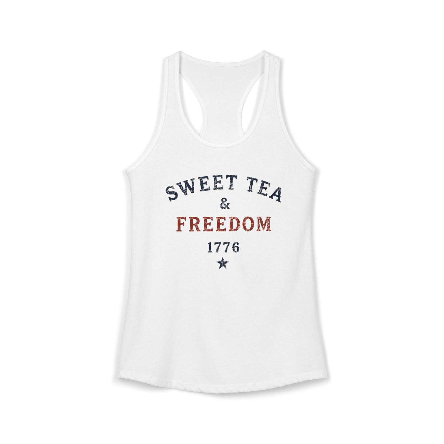 Sweet Tea & Freedom 1776 Racerback Tank