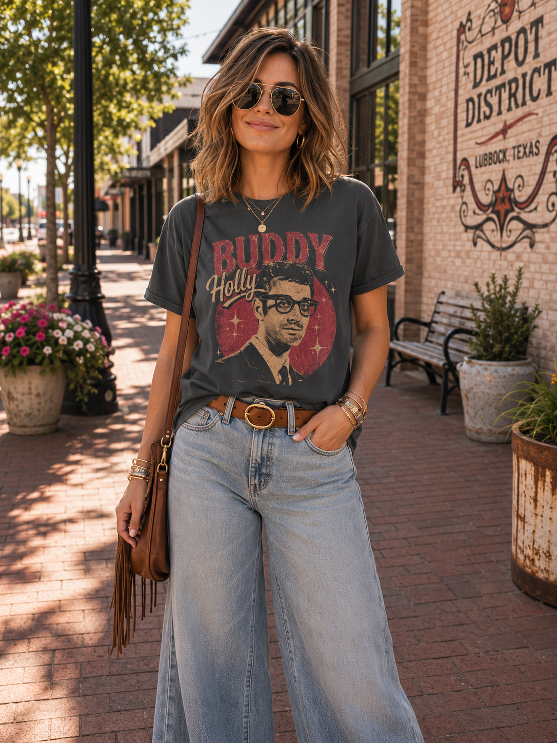 "Buddy Holly 1"  Tee