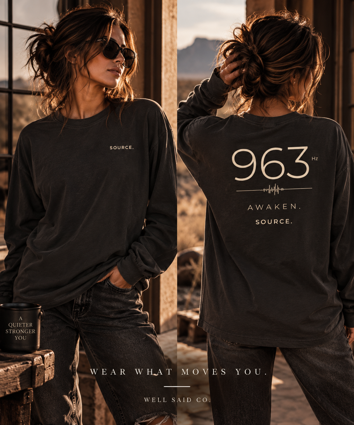 SOURCE. 963 Hz AWAKEN Long Sleeve