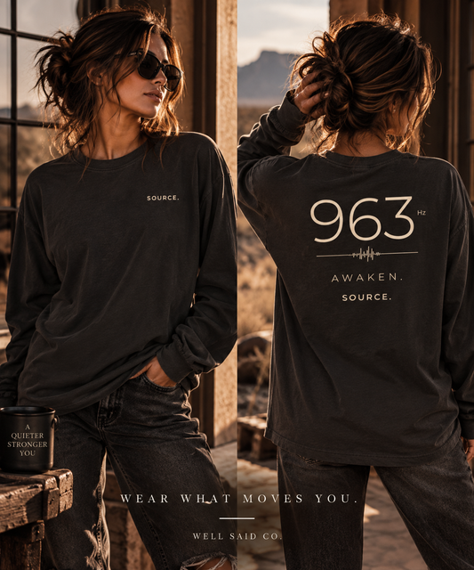 SOURCE. 963 Hz AWAKEN Long Sleeve